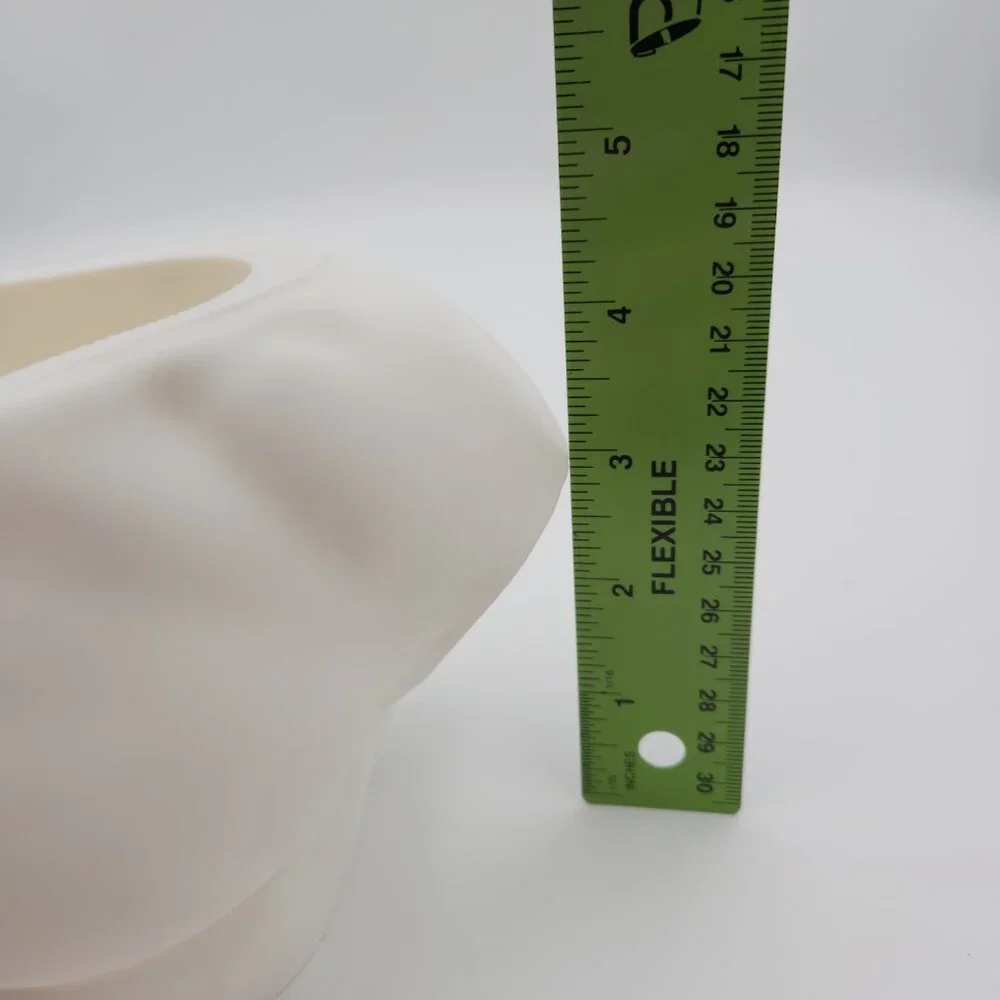 3D Printed Vase - 'Summer Body' - White - PLA Filament
